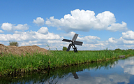 Windmill in the reeds (St.Jansklooster)